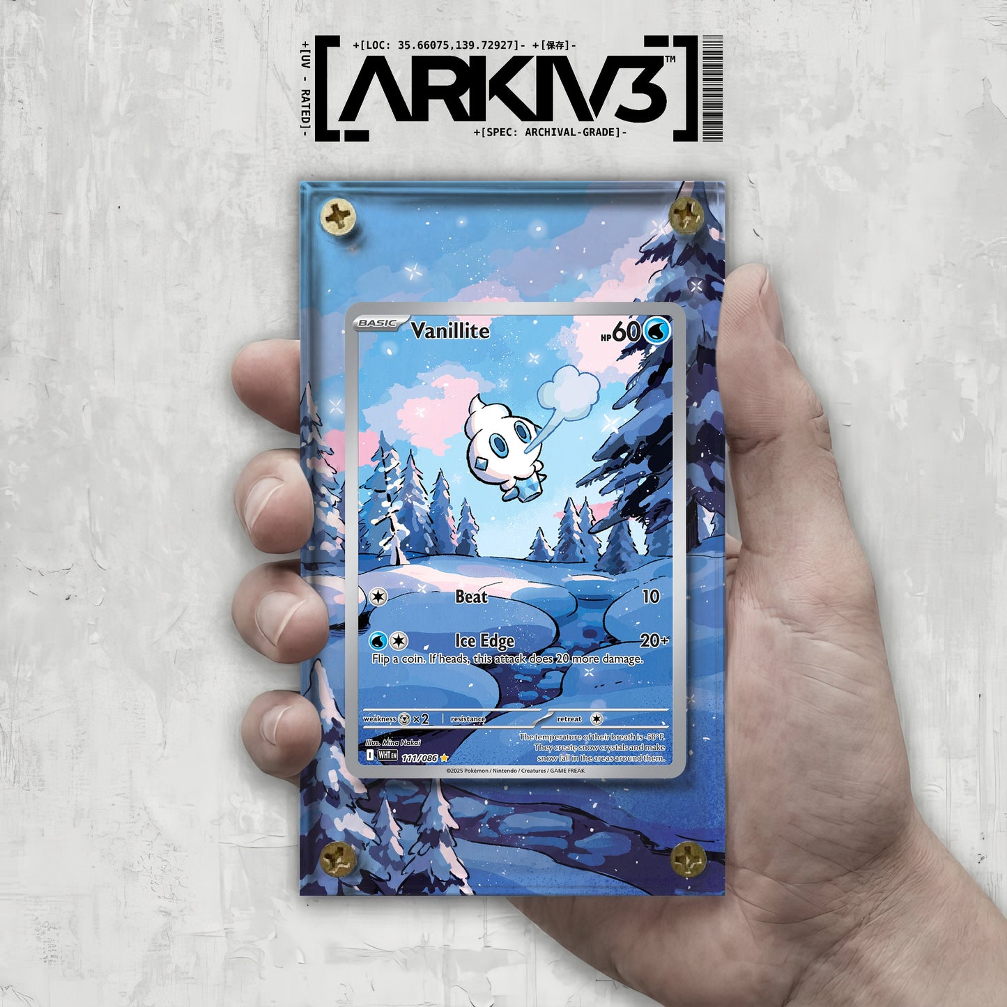 [UNIT: 111/86] // Vanillite Extended Art Display Case - Raw