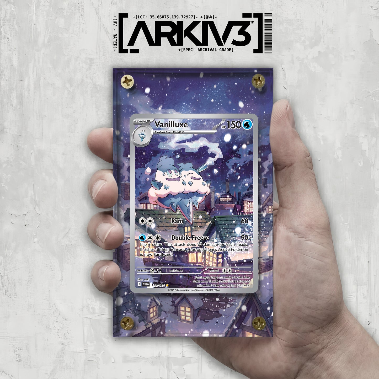 [UNIT: 113/86] // Vanilluxe Extended Art Display Case - Raw