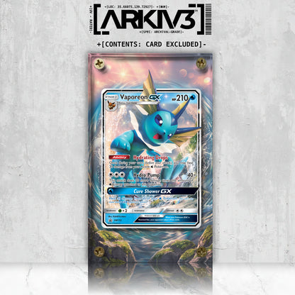[UNIT: SM172/248] // Vaporeon-GX Extended Art Display Case - Raw