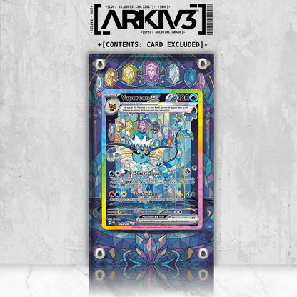 [UNIT: 149/131] // Vaporeon ex Extended Art Display Case - Raw