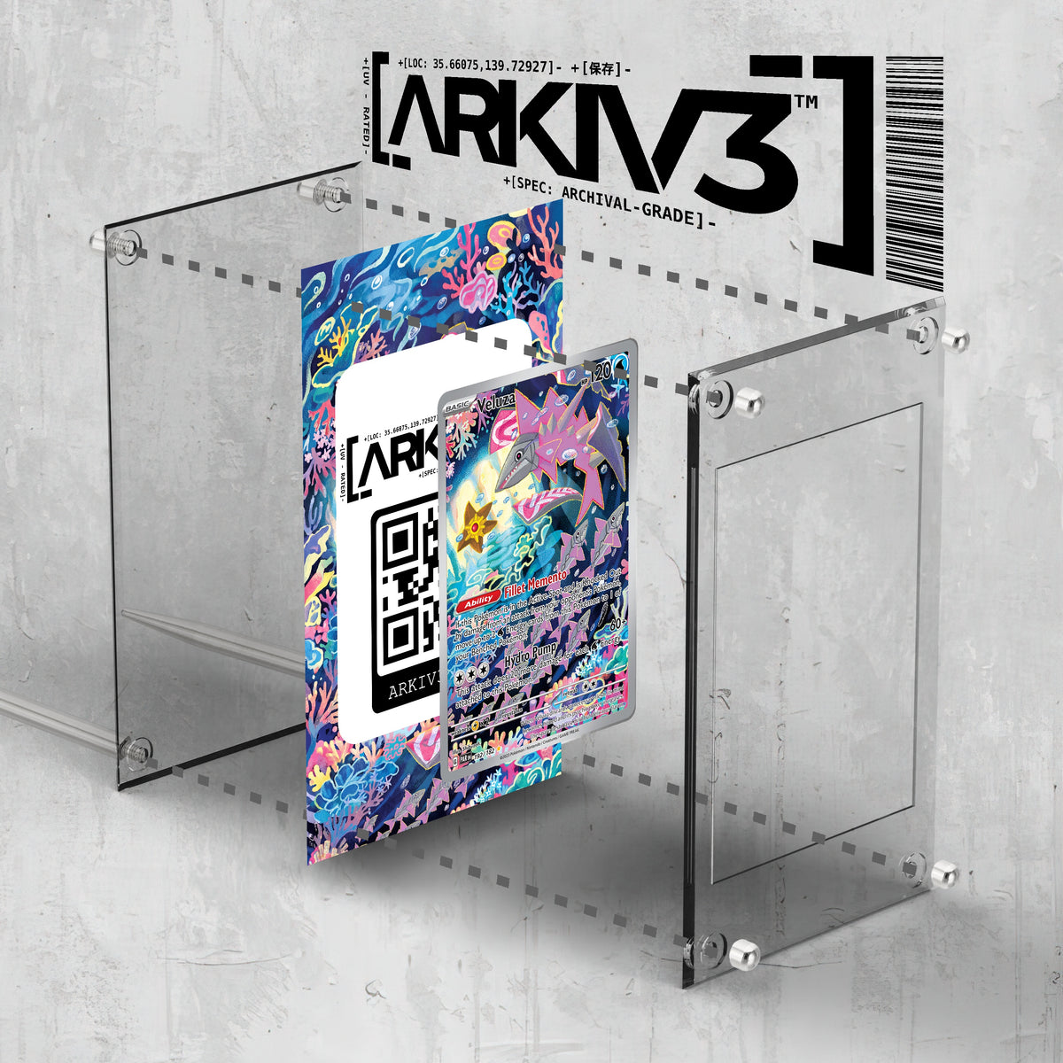 [UNIT: 192/182] // Veluza Extended Art Display Case - Raw