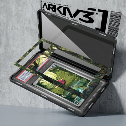 ARKIV3 PSA graded exploded mockup