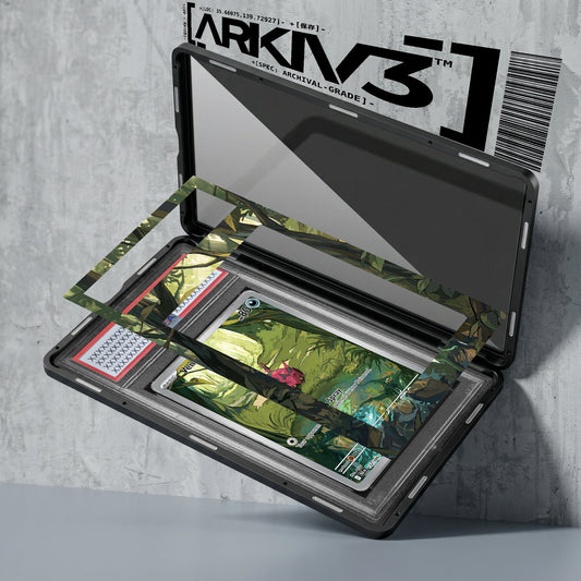 ARKIV3 PSA graded exploded mockup