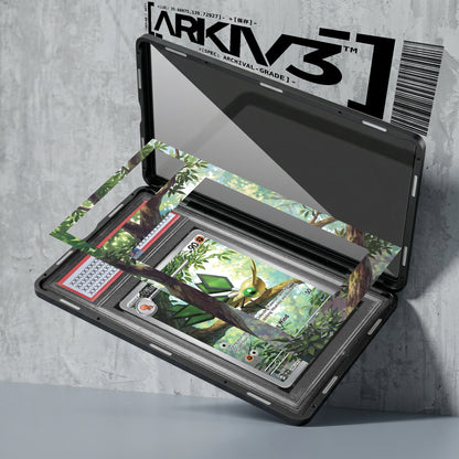 ARKIV3 PSA graded exploded mockup