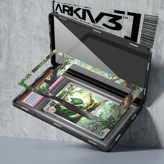 ARKIV3 PSA graded exploded mockup