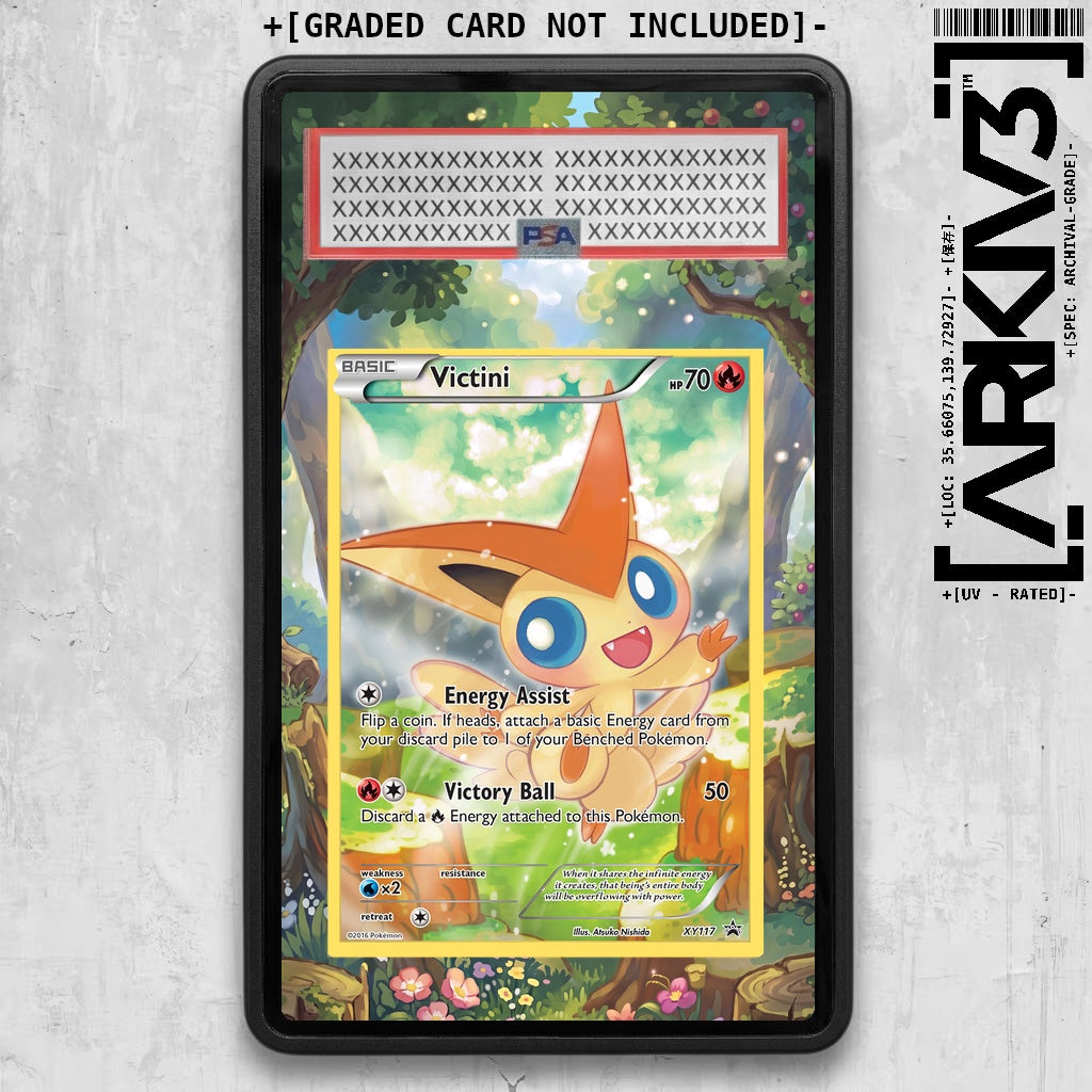 [UNIT: XY117/211] // Victini Extended Art Display Case - Graded