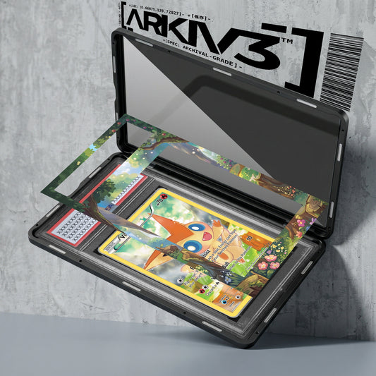 ARKIV3 PSA graded exploded mockup