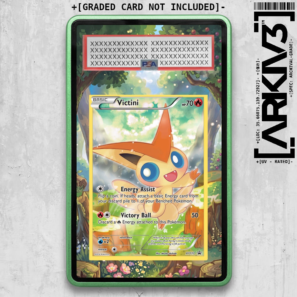 [UNIT: XY117/211] // Victini Extended Art Display Case - Graded