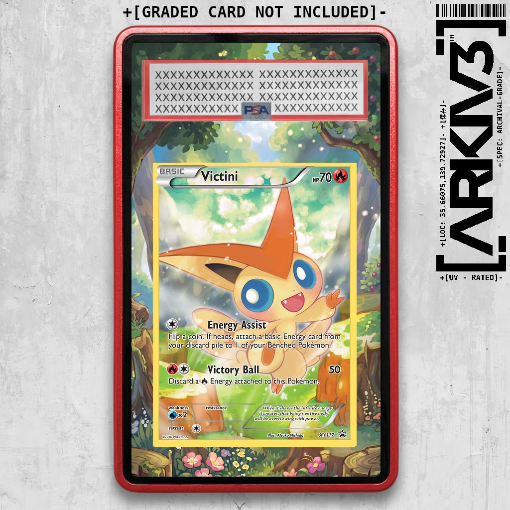 [UNIT: XY117/211] // Victini Extended Art Display Case - Graded