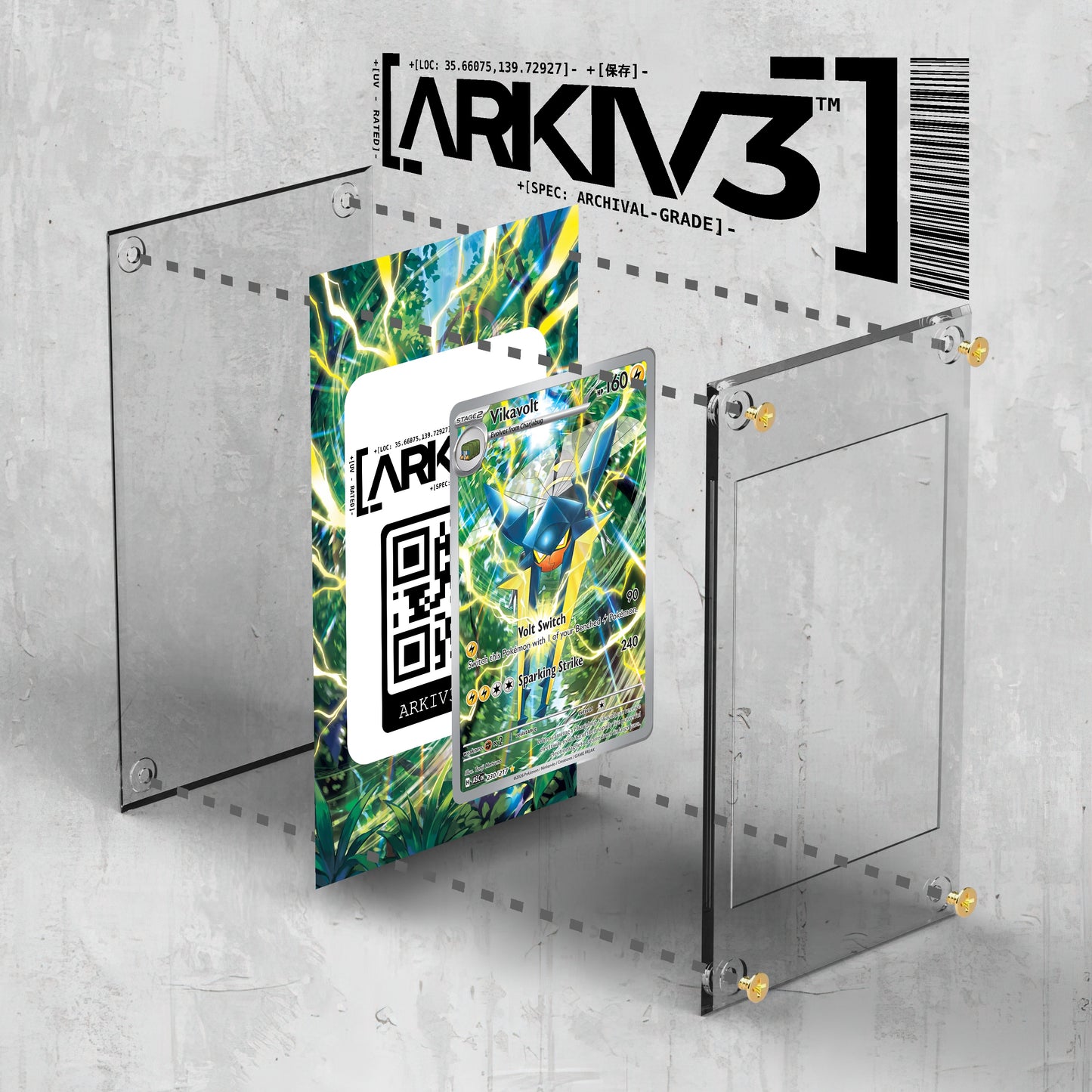 [UNIT: 230/217] // Vikavolt Extended Art Display Case - Raw