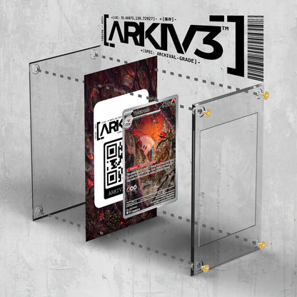 [UNIT: 100/86] // Volcarona Extended Art Display Case - Raw