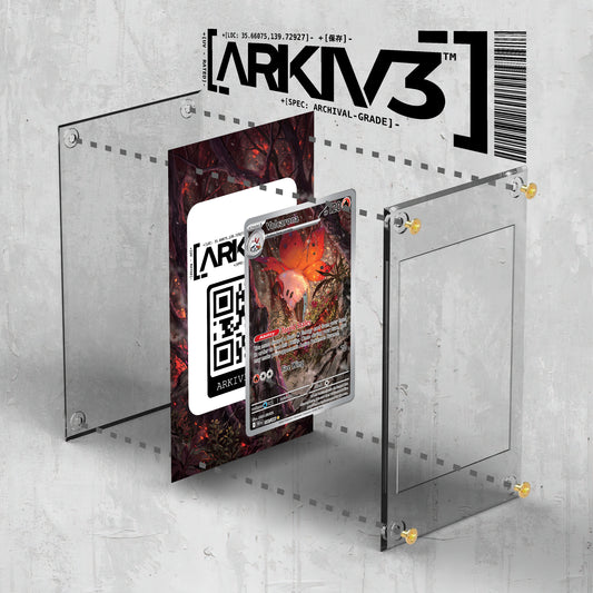[UNIT: 100/86] // Volcarona Extended Art Display Case - Raw