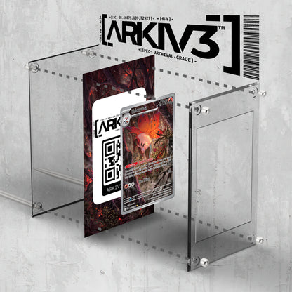 [UNIT: 100/86] // Volcarona Extended Art Display Case - Raw