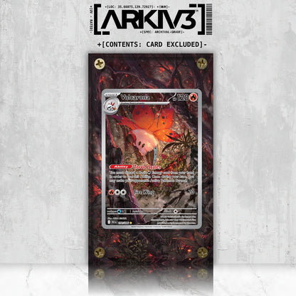 [UNIT: 100/86] // Volcarona Extended Art Display Case - Raw