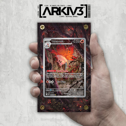 [UNIT: 100/86] // Volcarona Extended Art Display Case - Raw