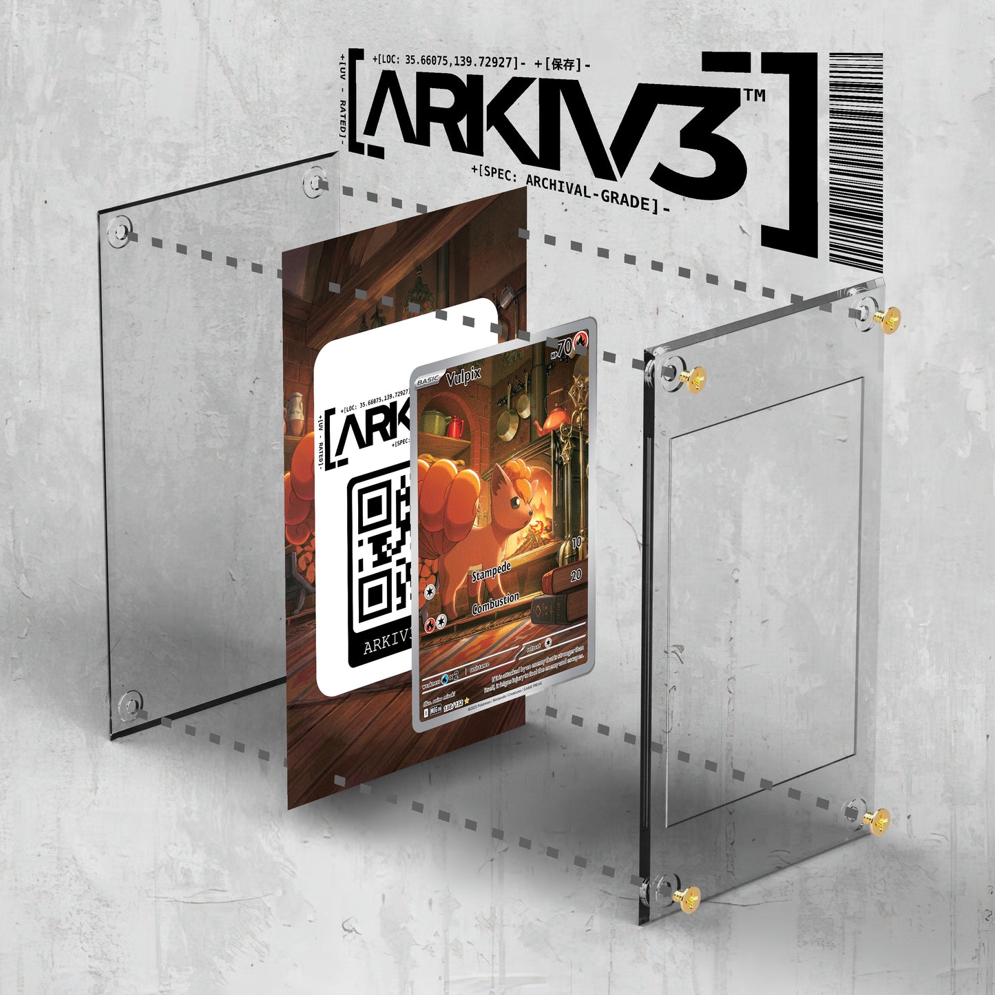 [UNIT: 138/132] // Vulpix Extended Art Display Case - Raw