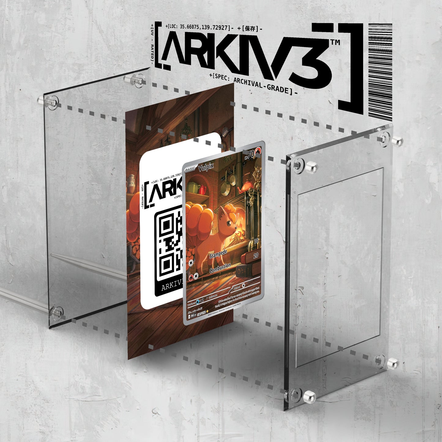 [UNIT: 138/132] // Vulpix Extended Art Display Case - Raw