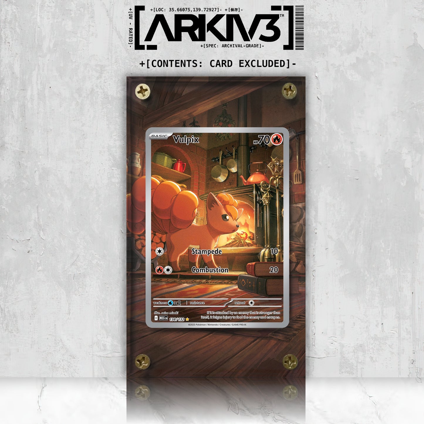 [UNIT: 138/132] // Vulpix Extended Art Display Case - Raw