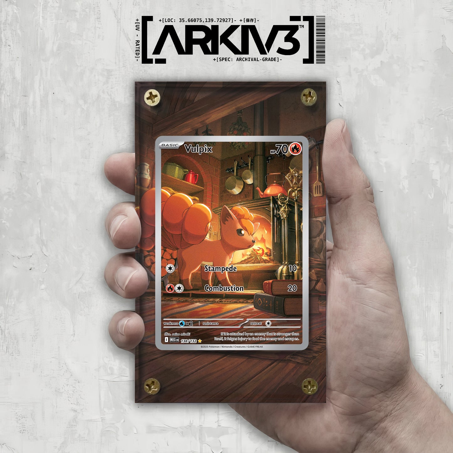 [UNIT: 138/132] // Vulpix Extended Art Display Case - Raw