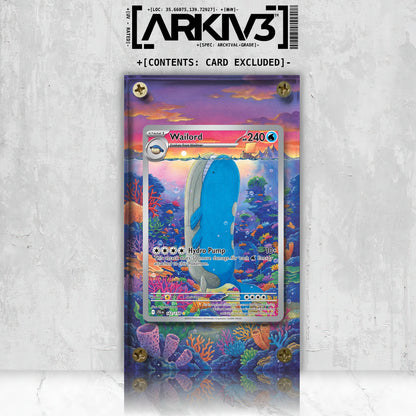 [UNIT: 162/159] // Wailord Extended Art Display Case - Raw