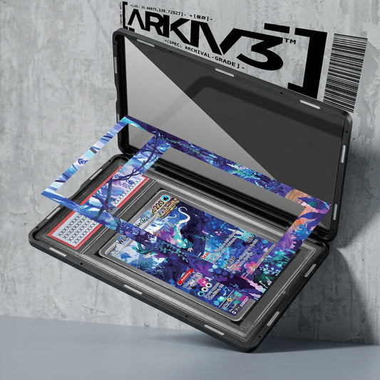 ARKIV3 PSA graded exploded mockup