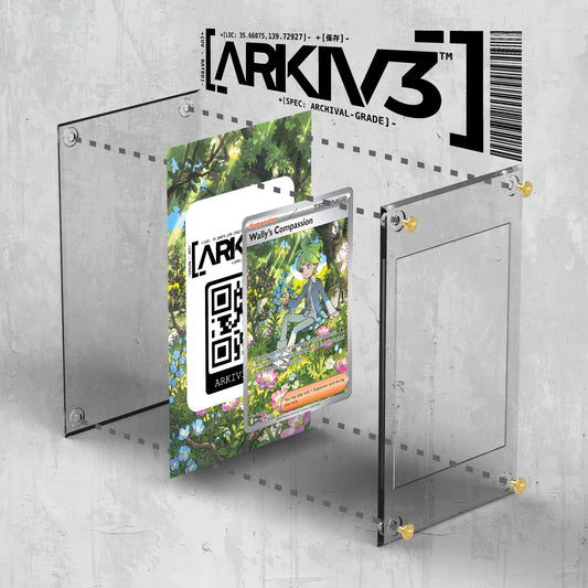 [UNIT: 186/132] // Wally's Compassion Extended Art Display Case - Raw