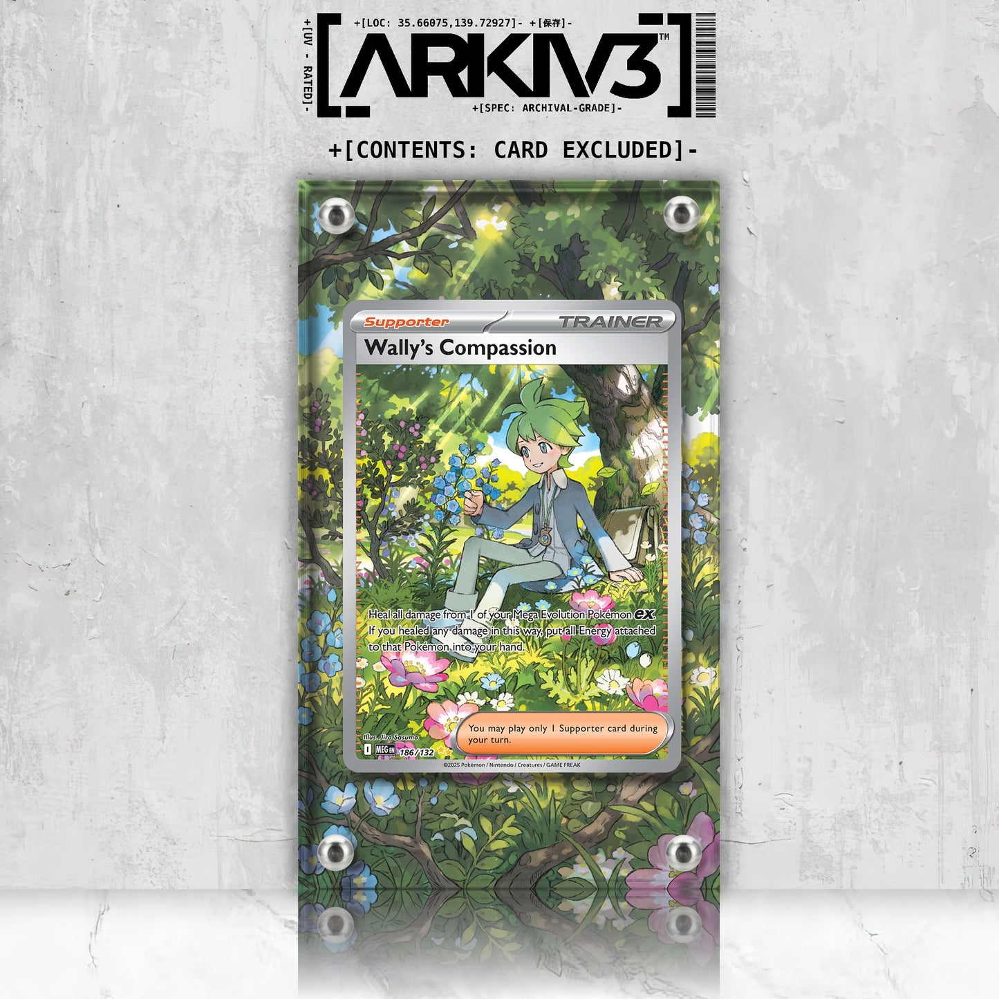 [UNIT: 186/132] // Wally's Compassion Extended Art Display Case - Raw
