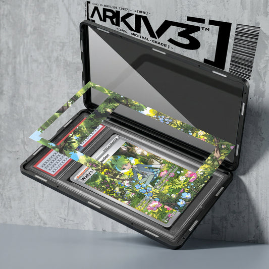 ARKIV3 PSA graded exploded mockup