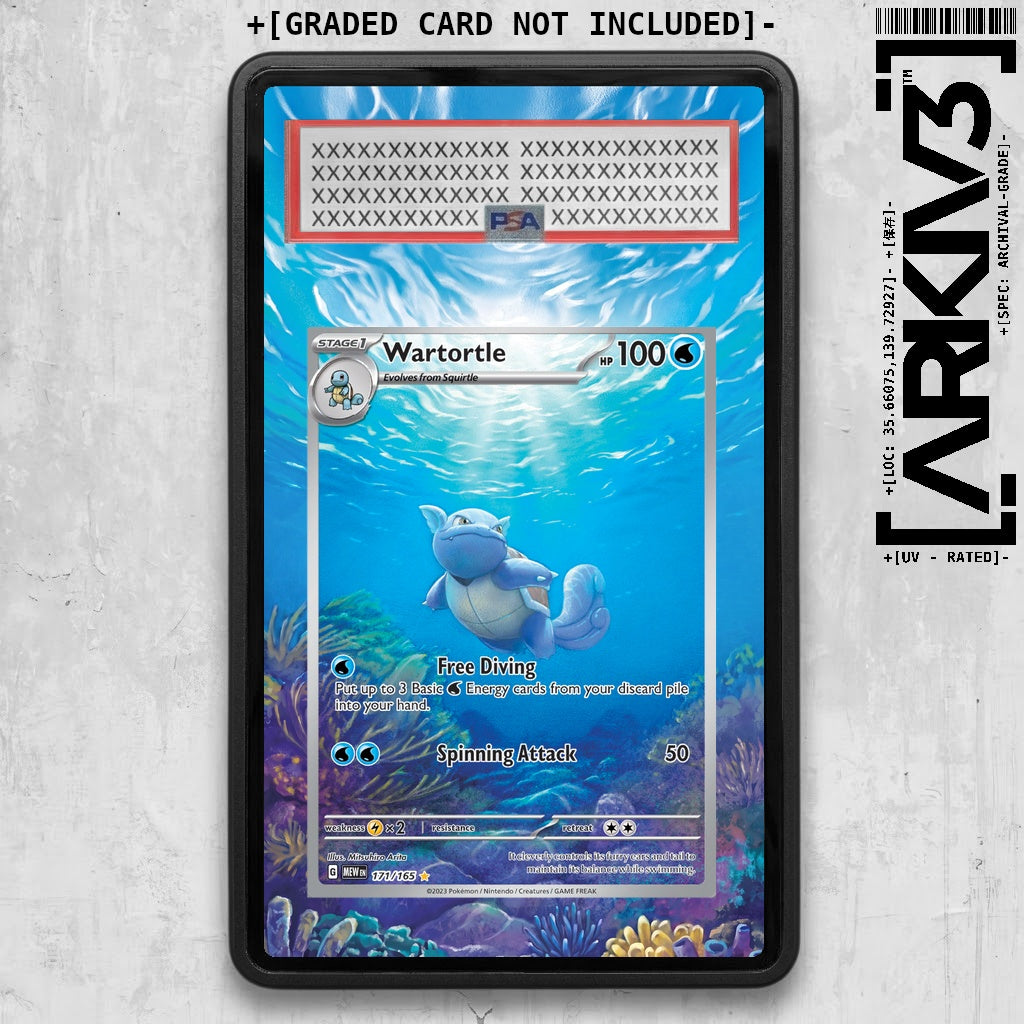 [UNIT: 171/165] // Wartortle Extended Art Display Case - Graded