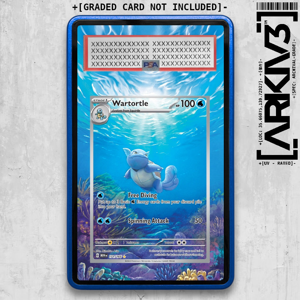 [UNIT: 171/165] // Wartortle Extended Art Display Case - Graded