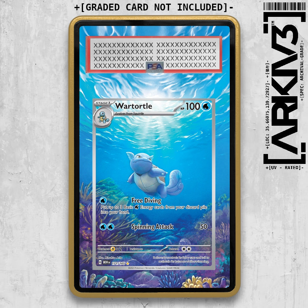 [UNIT: 171/165] // Wartortle Extended Art Display Case - Graded