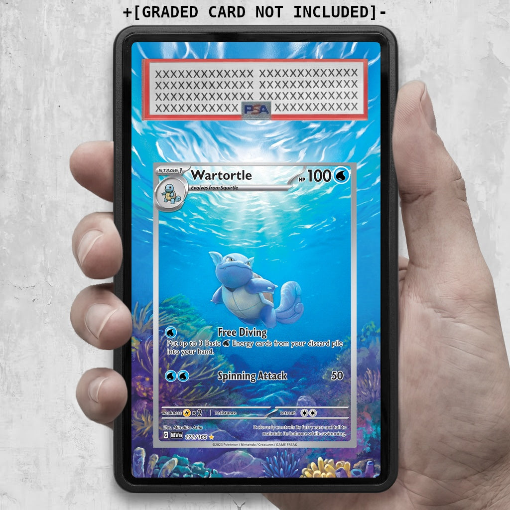 [UNIT: 171/165] // Wartortle Extended Art Display Case - Graded