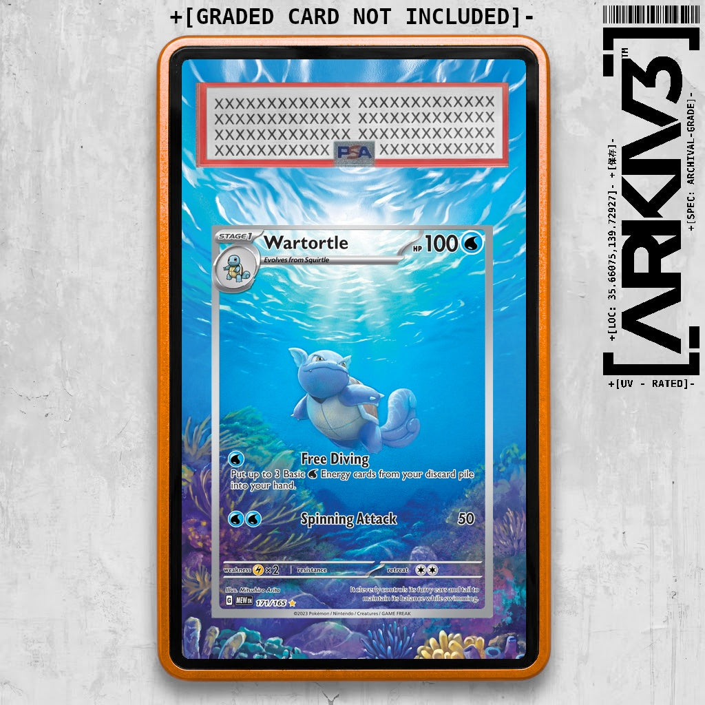 [UNIT: 171/165] // Wartortle Extended Art Display Case - Graded