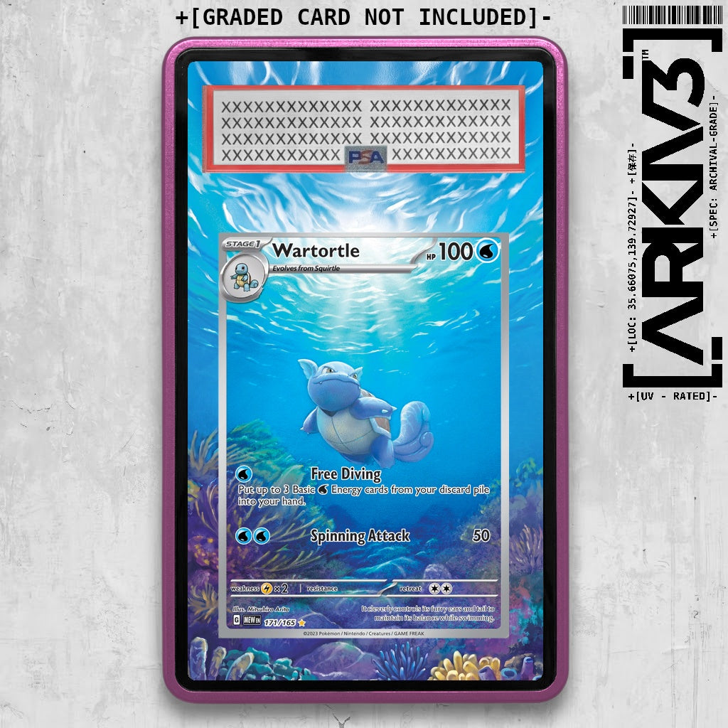 [UNIT: 171/165] // Wartortle Extended Art Display Case - Graded