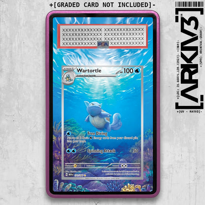 [UNIT: 171/165] // Wartortle Extended Art Display Case - Graded