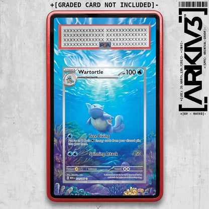 [UNIT: 171/165] // Wartortle Extended Art Display Case - Graded