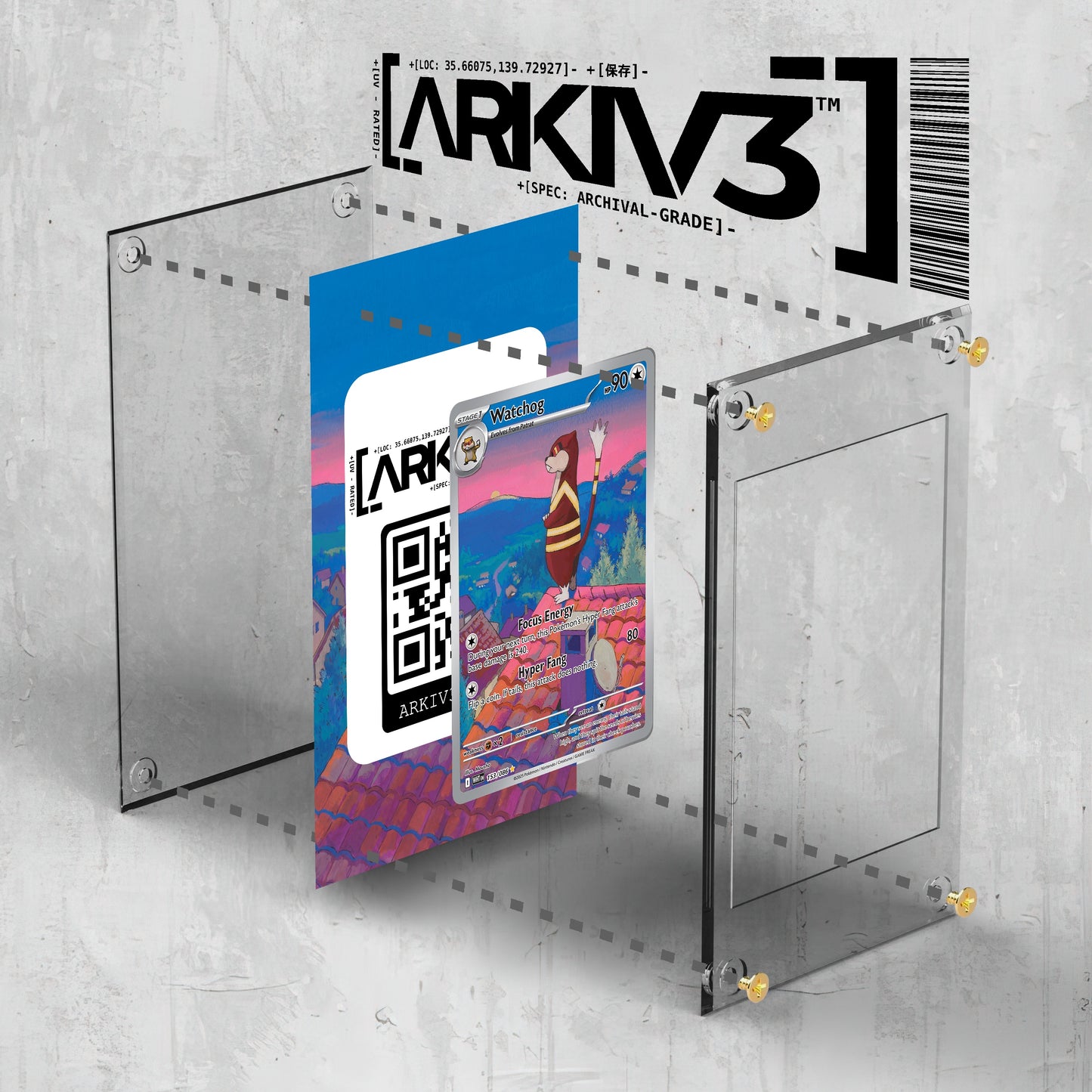 [UNIT: 153/86] // Watchog Extended Art Display Case - Raw