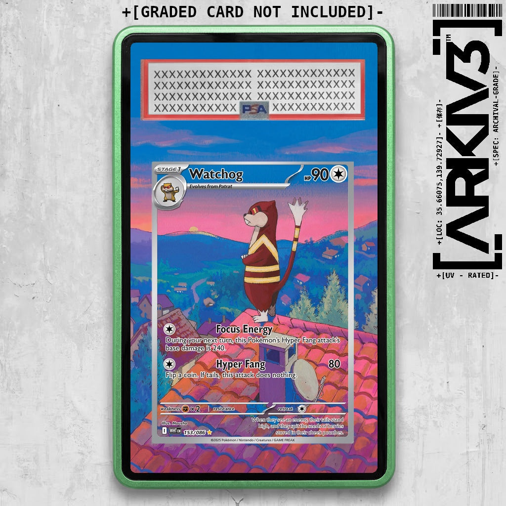 ARKIV3 PSA graded front - Green