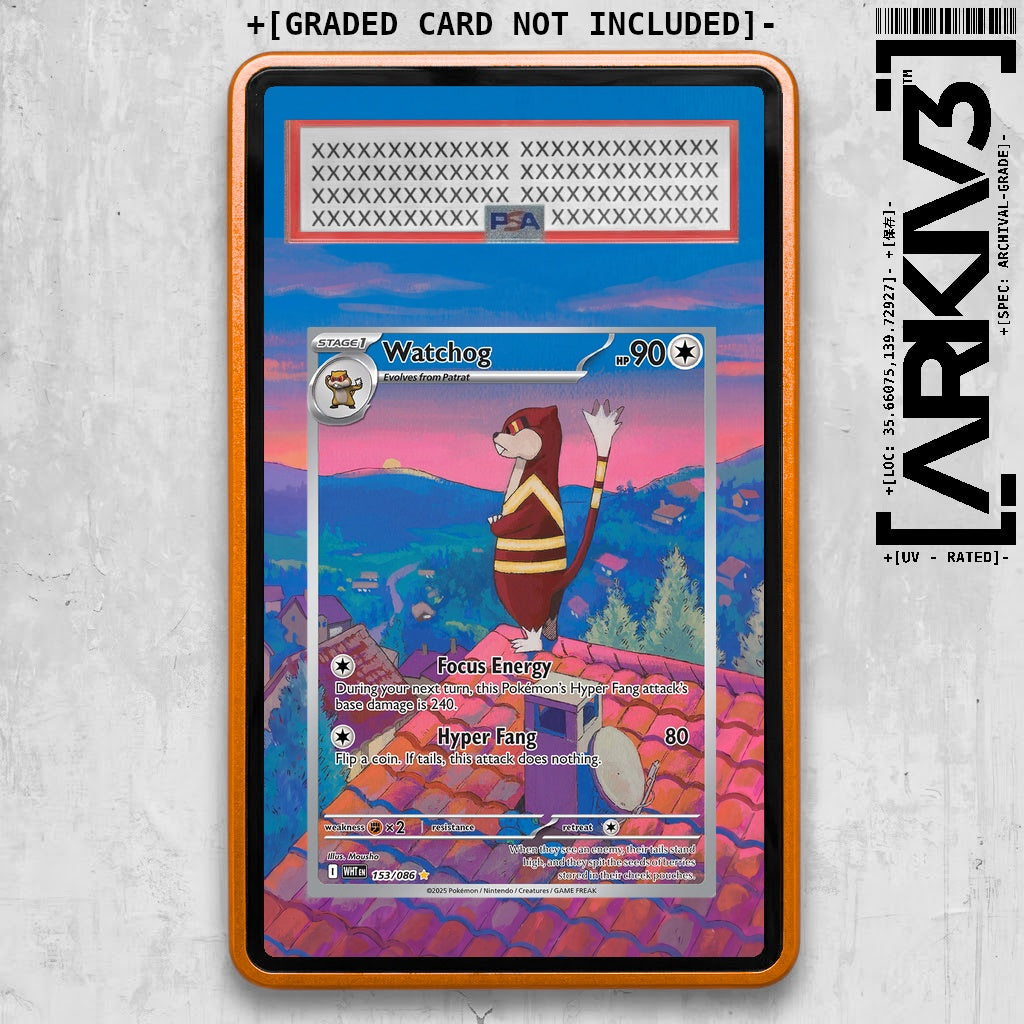 ARKIV3 PSA graded front - Orange