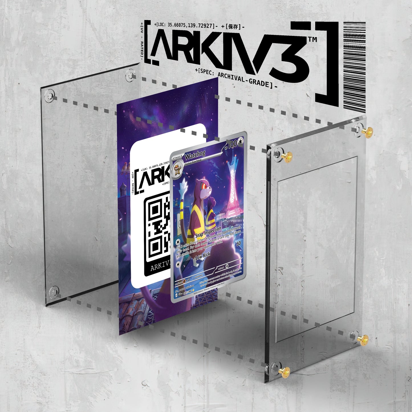 [UNIT: 97/86] // Watchog Extended Art Display Case - Raw