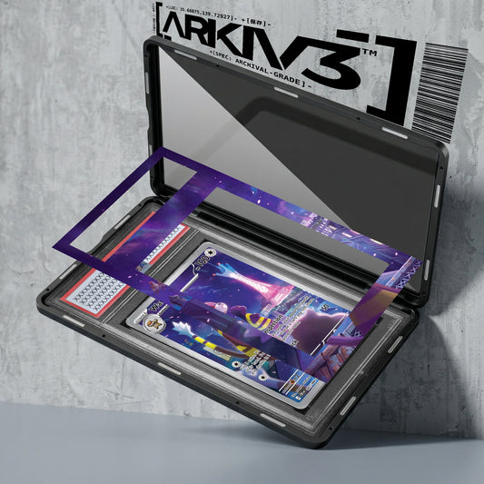 ARKIV3 PSA graded exploded mockup