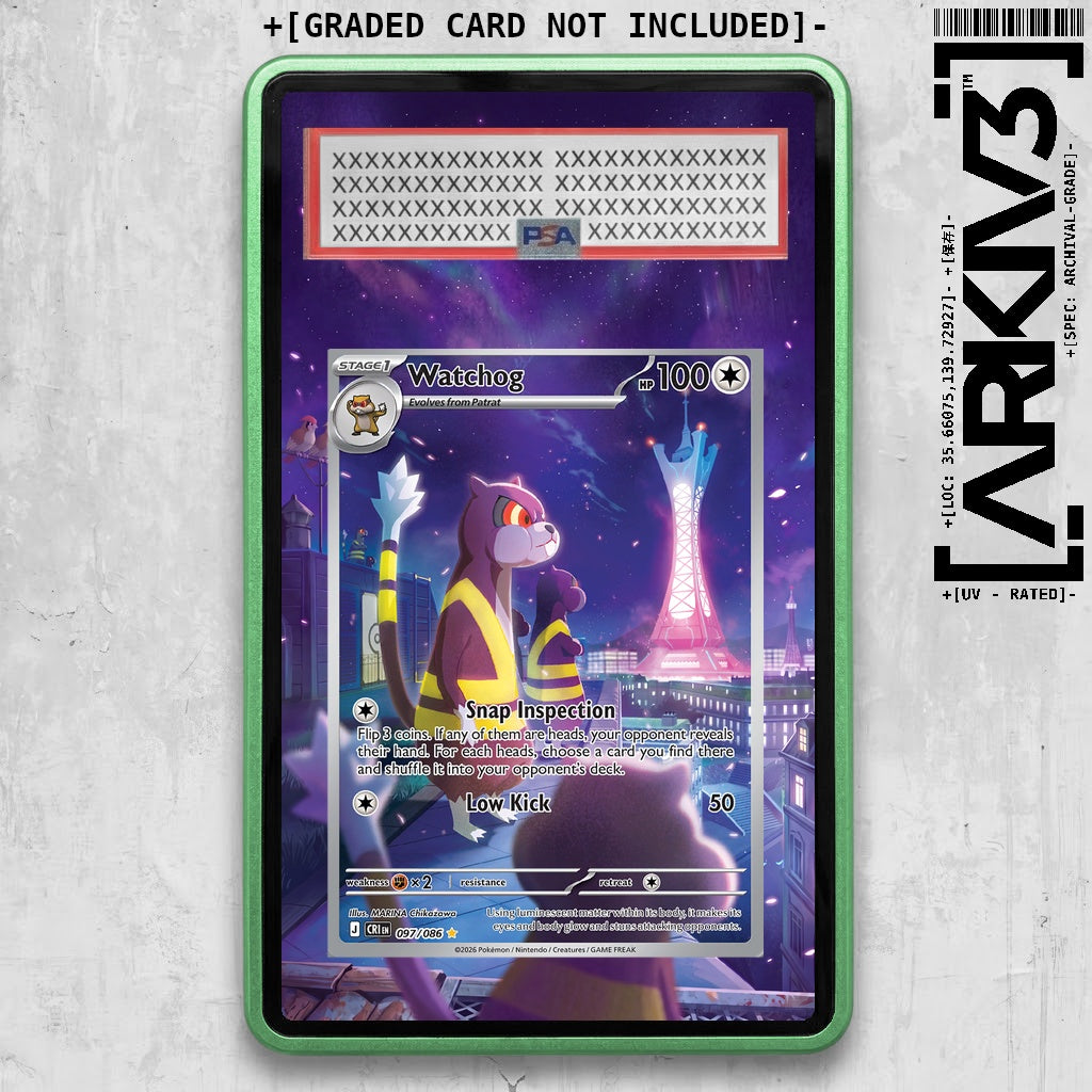 [UNIT: 97/86] // Watchog Extended Art Display Case - Graded