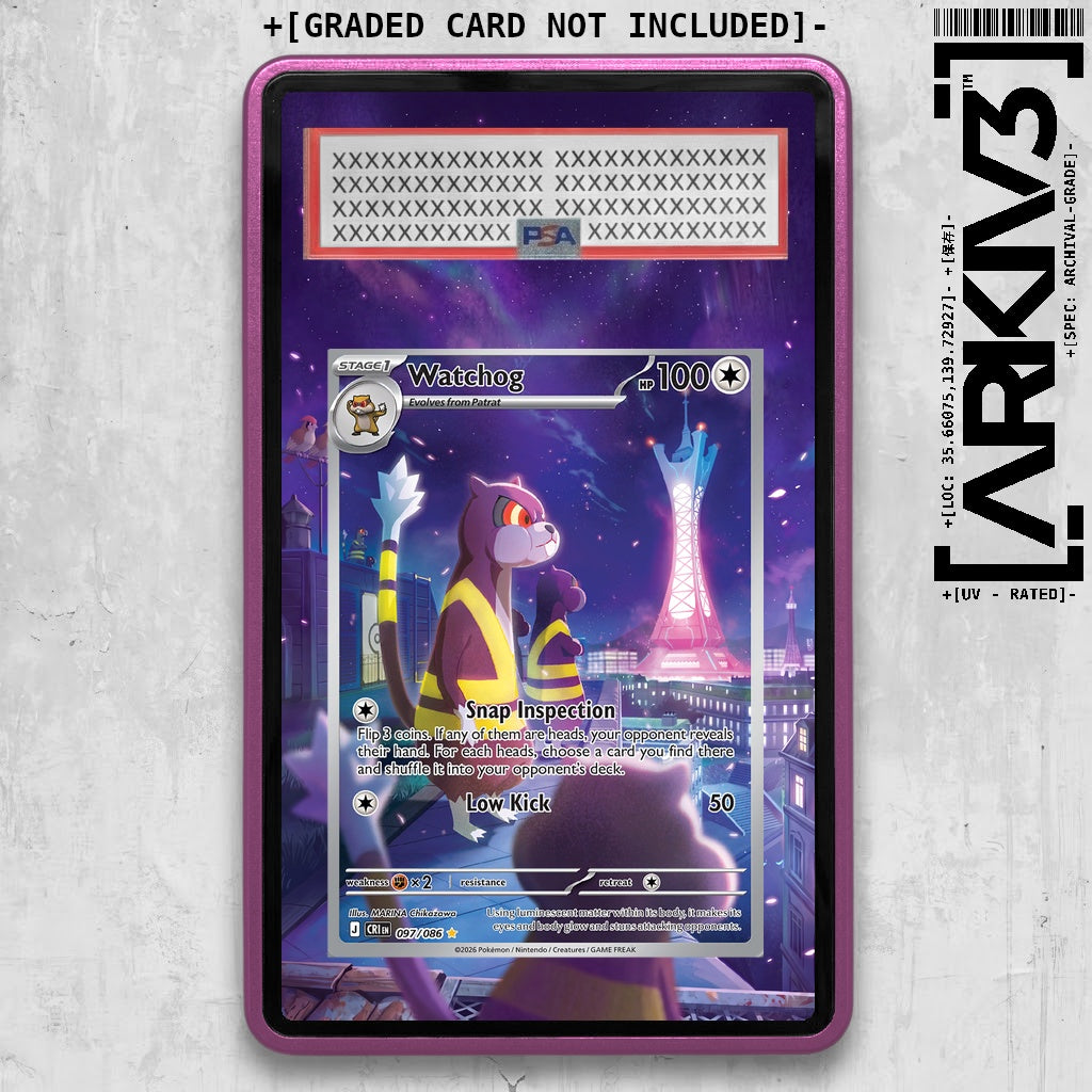[UNIT: 97/86] // Watchog Extended Art Display Case - Graded