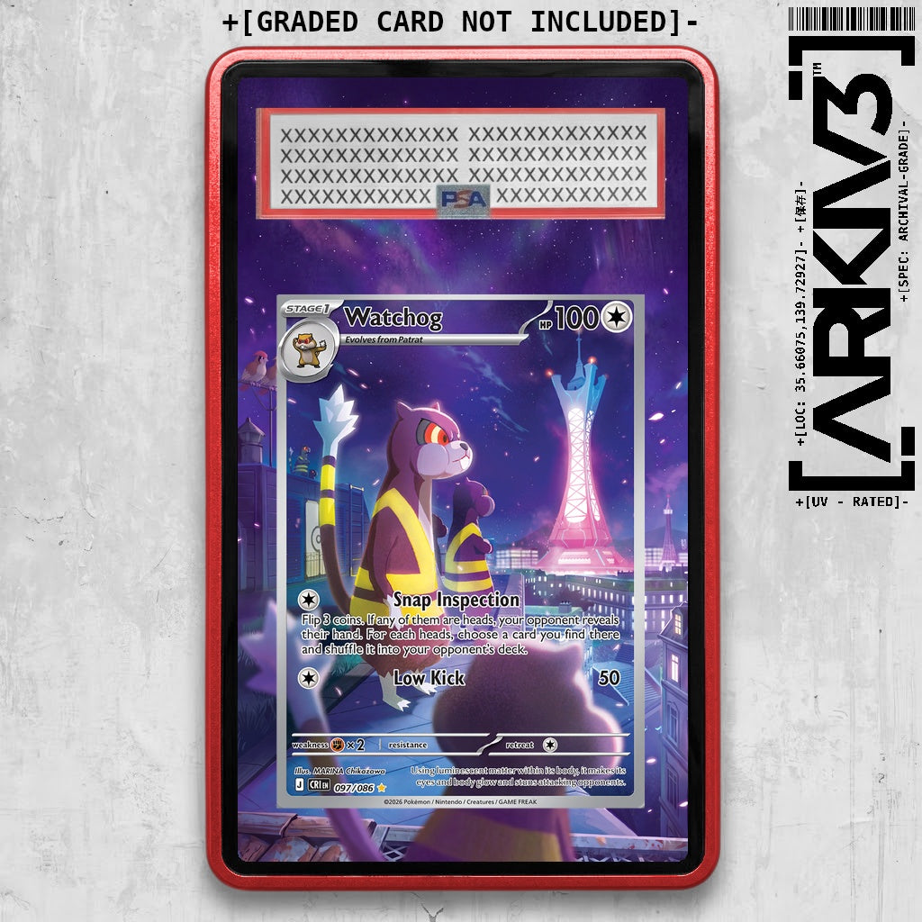 [UNIT: 97/86] // Watchog Extended Art Display Case - Graded