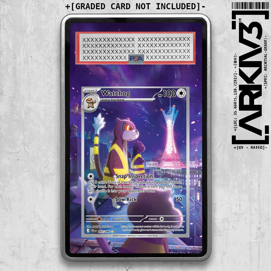 [UNIT: 97/86] // Watchog Extended Art Display Case - Graded