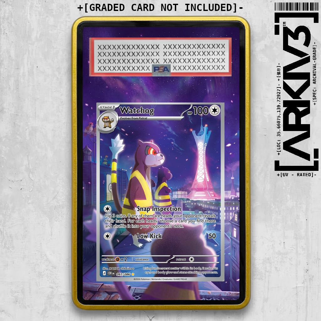 [UNIT: 97/86] // Watchog Extended Art Display Case - Graded