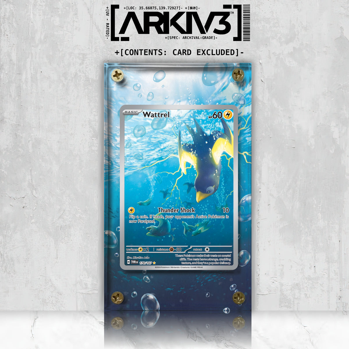 [UNIT: 178/167] // Wattrel Extended Art Display Case - Raw
