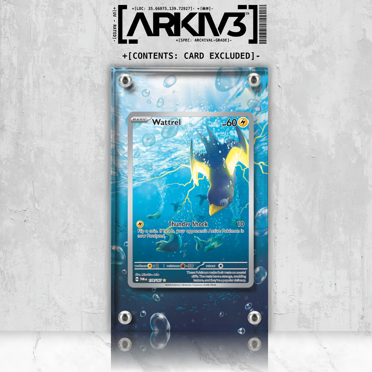 [UNIT: 178/167] // Wattrel Extended Art Display Case - Raw