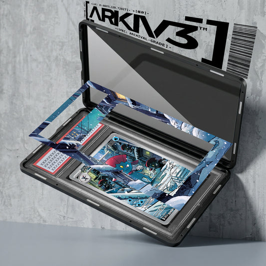 ARKIV3 PSA graded exploded mockup