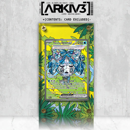 [UNIT: 152/131] // Wellspring Mask Ogerpon ex Extended Art Display Case - Raw